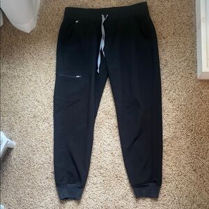 FIGS Black Jogger Scrub Pants